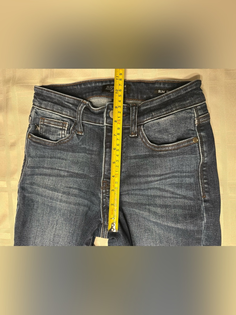 Judy Blue Skinny Fit Jeans Size 0 / 24 Denim Stretch JB82428DK Jean Jean Women - Picture 3 of 9